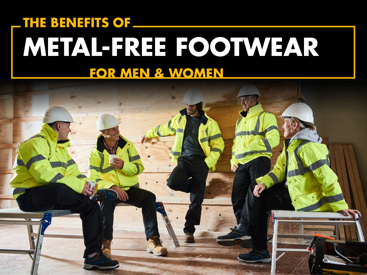 Metal free sale safety boots